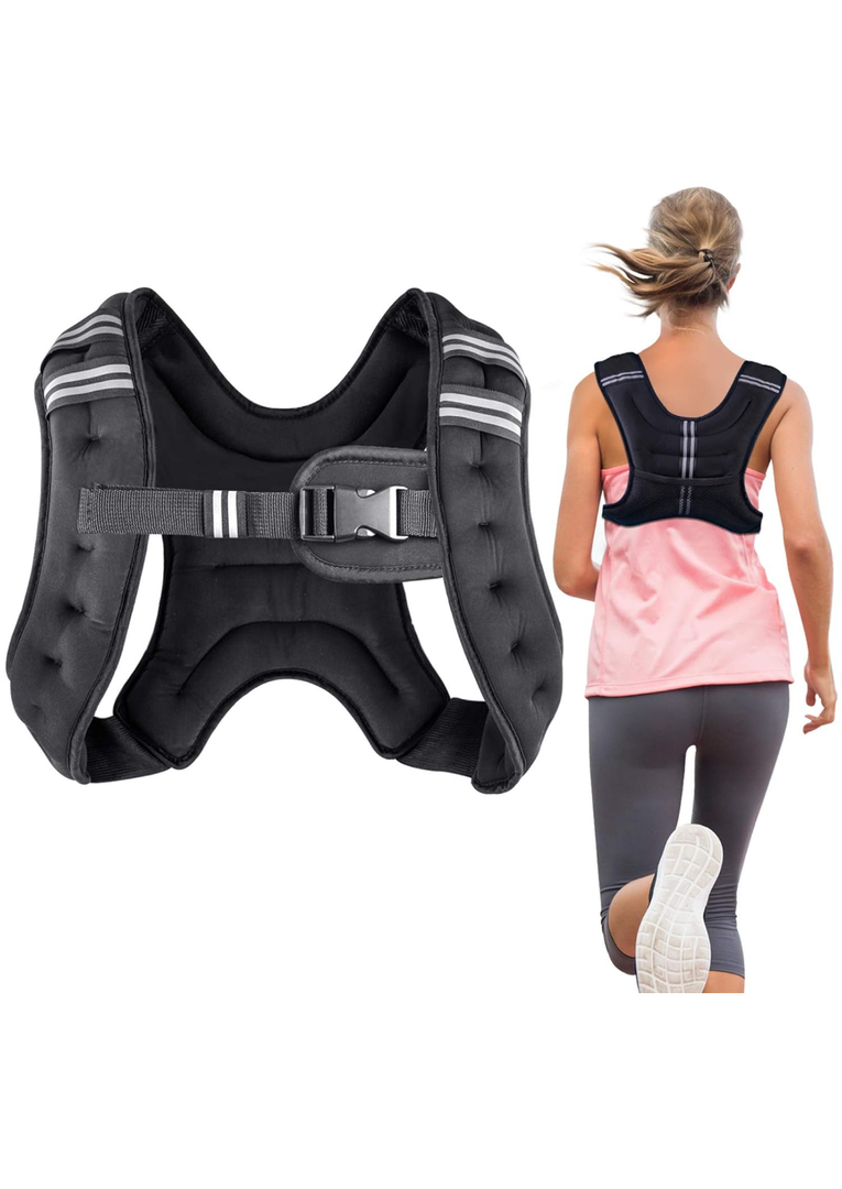 Weighted Vest Weight Vest for Men Women Kids Weights Included, Body Weight Vests Adjustable for Running, Training Workout, Jogging, Walking 6Lb