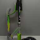 Scooter for Kids 612 & Adults, Max Load 240 LBS, Adjustable Height,Lightweight 2-Wheel, Foldable Kids Scooter with Big Wheels (Green)