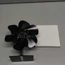 Wood Stove Fan Compatible for Buddy Heater, Heat Powered Stove Fan with Bracket for Heaters, Thermal Fireplace Fan Non Electric for Camping/Picnics/Pellet/Wood Burning Stove