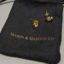 1 Carat Diamond Gold Stud Earrings