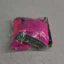 Tempt Me Vibrant Pink One-Shoulder Bikini with Textured Stripes Medium