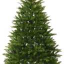6FT Unlit Christmas Tree Green, Dunhill Fir Artificial Tree with 1430 PVC Branch Tips, Realistic Full Shape, Foldable Metal Stand for Indoor Home, Office & Holiday Decoration