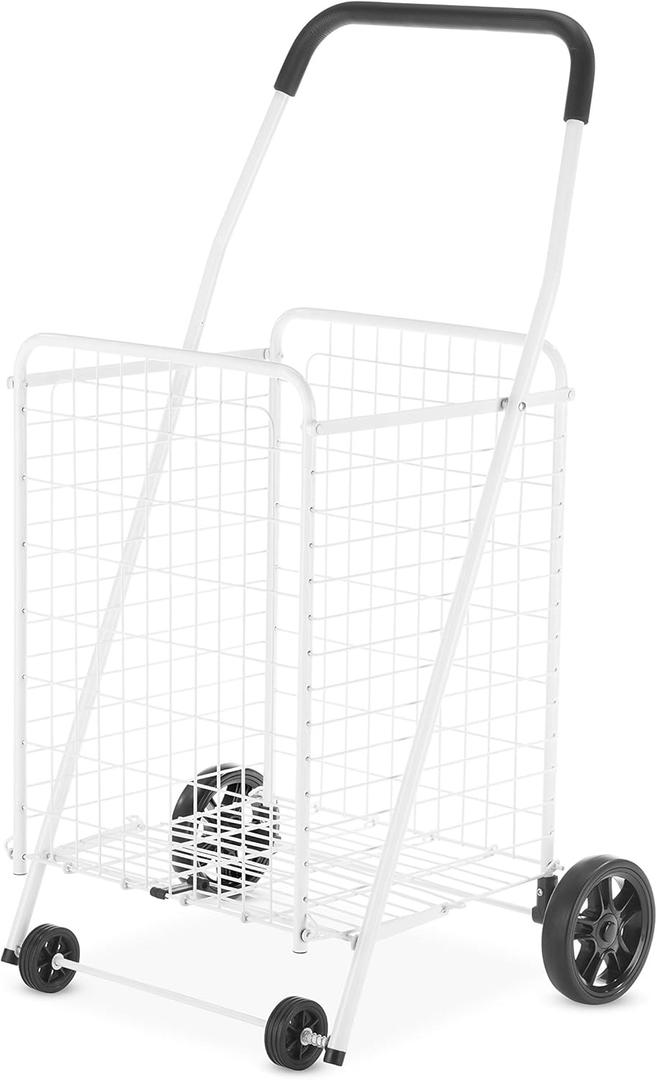 Whitmor Rolling Utility Cart, White 