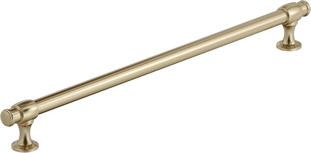 Amerock Winsome 12-5/8 inch (320mm) Center-to-Center Golden Champagne Cabinet Pull