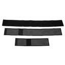 Minkissy Elastic Knee Brace Set Adjustable Compression Support Sleeves for Injury Recovery Grade Protection for Sports and Daily Use 3-Piece Kit