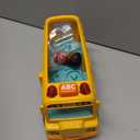 Fisher-Price Little People Toddler Toy School Bus Musical Push-Along Vehicle with 2 Figures for Pretend Play Ages 1+ Years