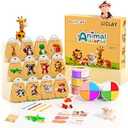 Air Dry Clay Kit - Animal Theme, Modeling Clay for Kids, DIY Model Magic Clay with Sculpting Tools and Tutorials, 12 Boxes Molding Clay, Ultra Light, Soft & Non-Sticky, Arts and Crafts Gift for Kids