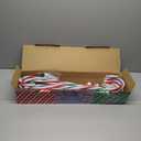 26" Christmas Candy Cane Lights (10PCS) for Landscape Decoration, Outdoor Pathway Makers Lights, Candy Cane Walkway Lights Red & Green(Include Stakes)