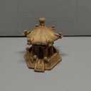 Saim Pavilion Aquarium Decorative Resin Hexagonal Landscape Dcor Fish Tank Decorations Ornaments for Small Fish Shrimp to Swim Hide Play