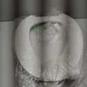 Centoco Elongated Toilet Seat, Lock In Place, Open Fron, Commercial, White