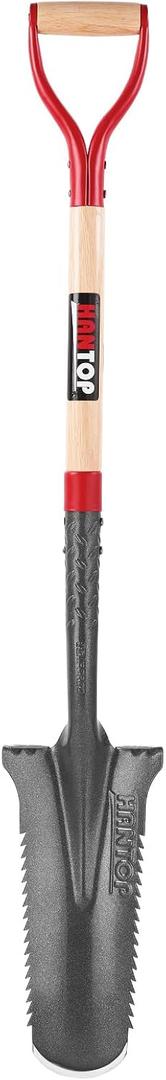 Drain Spade Garden Digging Serrated Shovel 44 inches
