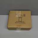 MUYE 5x7 Floating Frames Set of 2, Double Glass Picture Frame Display Any Size Photo up to 5x7, Wall Mount or Tabletop Standing, Black