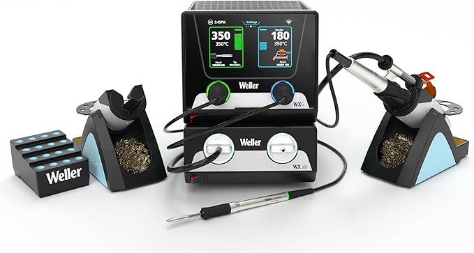Weller Rework Set with WXsmart, WXair, WXUPS MS Smart Ultra Iron and WXDP120 Desoldering Iron | WXS2020