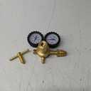Nitrogen Regulator 0-600PSI CGA580 Inlet, 1/4-Inch Male Flare Outlet Connection,Heavy-Duty Handle,Self-reseating Relief Valve,Nitrogen Tank Regulator
