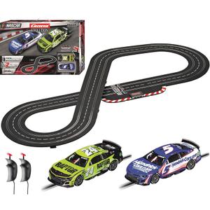 Carrera Evolution 20025248 NASCAR Darlington Showdown Analog Electric 1:32 Scale Slot Car Racing Track Set - Includes Two 1:32 Scale Cars & Two Dual-Speed Controllers Ages 8+