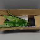 Hollyone 17.7" Fake Fern Potted Plant Small Artificial Boston Ferns in Pot 25 Leaves for Outdoors & Indoor Faux Fern Bush Plant for Patio Garden Farmhouse Windowsill Office Living Room Home Decor (Medium)