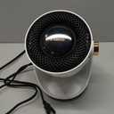 RANVOO Graphene Space Heater, Small Portable Electric Heater for Indoor Use with Hot Airflow, 10X Safe & Smart Protection, 120 Tilt Adjustment to Surround Heat for Office Bedroom, White