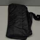 Extra Large Storage Duffle Bag with Zippers and Handles, Big Foldable Duffle Bag for Travel (Black)