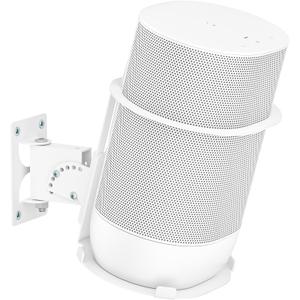 Protective Metal Speaker Mount for Sonos Move and Sonos Move 2 Wall Mount with Tilt & Swivel Adjustment Speaker Wall Mount Hook for Sonos Move 2 Mount Bracket of Indoor/Outdoor Usage, White