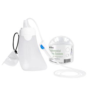 DAUS User-Activated Supplemental Feeding System (SNS) with Flow Regulator and Reusable Milk Storage Bag, 4 oz / 120 ml Capacity, Patent Pending (SNS System 1Pk)