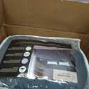 132x120 Alaskan King Comforter, Extra Large King Size Comforter Oversized, All Season Soft Lightweight Quilt Down Alternative Duvet Insert with 8 Corner Tabs(120x132, Grey)