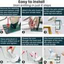 Yarn Winder, Yarn Ball Winder, Large 10-15 oz and Easy-to-Install Yarn Cake Winder Efficiently Make Yarn Cake, Sturdy Metal and ABS Yarn Winder for Crocheting,The Helper for Knitting Enthusiast