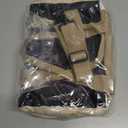 LOKASS Lunch Box for Women-Double Deck Insulated Adults Lunch Bag with Removable Shoulder Strap- Cute Wide Open Lunch Tote for Work/Office/Picnic/Beach/Travel (Brown)