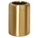 8L/2.1gal Brass Gold Trash Can,Small Bathroom Garbage Can,Brushed Trash Can for Bathroom,Powder Room,Bedroom,Office (Gold)