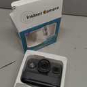 Kids Camera Instant Print, Dual-Lens Front Rear Selfie Camera for Kids, Christmas Birthday Gifts Toys for 3-12 Year Old Boys Girls, 2.4in Screen 1080P Kid Digital Cameras with 32G Card (Black)