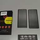 2 Pack for Samsung Galaxy S25 Ultra Privacy Screen Protector Tempered Glass, 25 Anti Spy S25 Ultra Screen Protector, Full Coverage, Case Friendly, Easy Installation (Black)