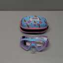 RUIGAO Toddler Swim Goggles Nose Cover,Kids Goggles No Hair Pull,Anti Fog Children Swimming Mask