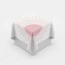 Pink Sun Table Cloth, Size 20×54