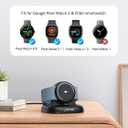 LVFAN Charger Stand Dock for Pixel Watch 3/2 & Fitbit Versa 4/3, Sense 2 - Replacement Accessories with Cable