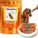 6 oz Sweet Potato & Duck Wraps Duck Sweet Potato Dog Treats High-Protein & Low Fat Healthy Digestive Support Dog Consitipation Relief Contains Vitamins for Dog Training Treat