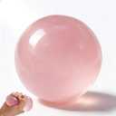Coconut Oil Squishy, Coconut Oil Stress Ball, Slow Rising Squishies Stress Relief Fidget Ball for Work, Or Relaxation, Non-Sticky, Pink