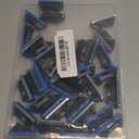 36 Blades Replacement Parts for GL-Fusion 5 Style Razors (Blue-Green), Wet Razors Men's Blades Value Packs