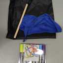 A Frame Chalk Board Easel Sign Extra Large Sidewalk Chalkboard, Pine Wood Sandwich Board Heavy Duty Hinges Double-Sided Display Blackboard for Cafs, Weddings, Party Guide 40x20in Black