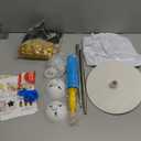 2 Sets Balloon Column Stand Kit with 100 Balloons Summer Adjustable Balloon Tower Stand with Bases for Floor Black Gold Balloon Arch Column for 50th Birthday Wedding Engaged Back to School Party Decor