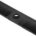 23.8 x 5.5in Silicone Faucet Mat for Kitchen Sink, Sink Protector Splash Guard Drip Catcher Tray, Soap Sponge Holder Drying Mat, Fits Faucet Base 2.3in (Black)