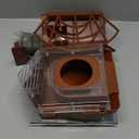 Bird Feeders for Outdoors, Bird Feeder with Camera Case Compatible with Google Nest Camera Outdoor, Smart Bird Feeder for Bird Watching with Your Security Camera - (Camera NOT Included), Brown