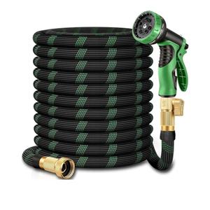 100 ft Garden Hose,2026 New Improved Lightweight All-Weather Water Hoses, Ultra Durable and Flexible Garden Hose with 10-Function Spray Nozzle, Leak-Free Connections Garden Hose for Yard, Lawn,Outdoor