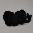 Loc Extension Human Hair Locs 0.6cm Dreadlock Extension Natural Black Human Hair 12 Inch 100 Strands Locs Human Hair Full Handmade Permanent Locs Can Be Dyed and Bleached for Women Men