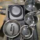 KitchenAid 84800 Hard Anodized Nonstick Cookware Pots and Pans Set, 10 Piece - Onyx Black