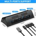 KEKUCULL TV Docking Station for Switch,Docking Station with 4K 1080P HDMI and USB 3.0 Port,Replacement for Official Switch Dock(Not for Switch2 and Not Included Cable)