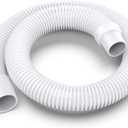 Universal Pool Vacuum Hose 48" Long Fit for Kreepy Krauly, Baracuda G3/G4, Hayward Navigator, Pool Vac Ultra and Most Automatic Pool Vacuum Cleaners, Swimming Pool Cleaner Suction Hose, 1 Pack