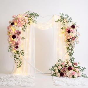 6.6 FT Heart Arch Stand, Balloon Arch Stand Kit with Base - Gold Heart Shaped Wedding Arch Frame for Proposal, Valentines Day Backdrop, Birthday, Baby Shower Decor (white), 5.51 in x 24.4 in x 3.94 in