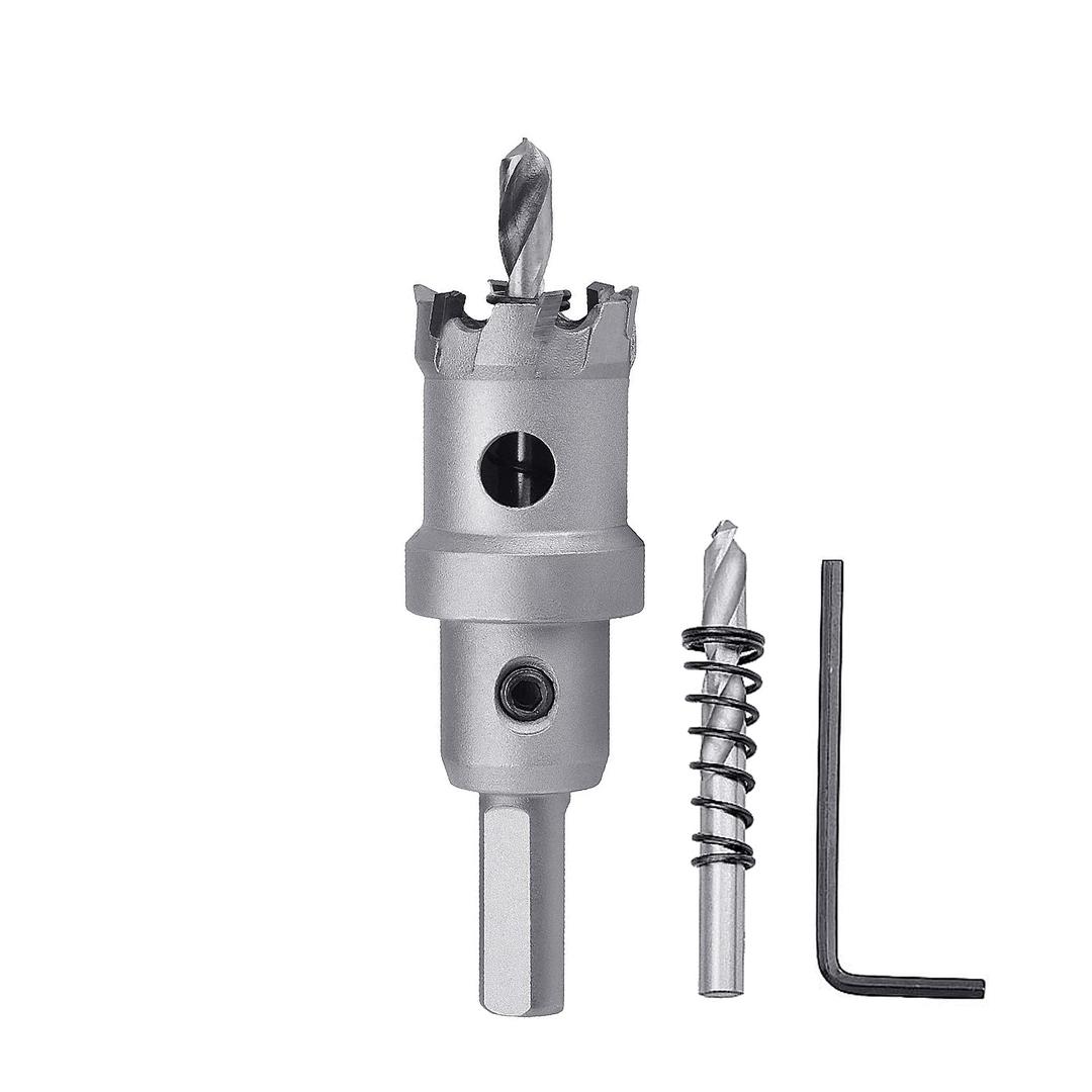 13mm (1/2 inch) Metal Steel Hole Saw with 2 Drill Bits, Hole Cutter for Thick Metal,Stainless Steel,Iron and Wood (13mm (1/2 inch))