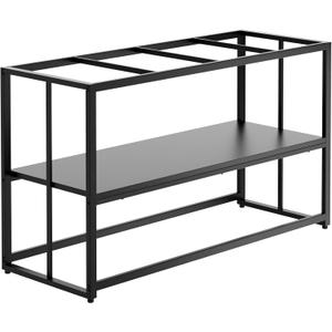 Urban Deco 55-75 Gallon Fish Tank Stand 900LBS Capacity For Aquarium Stand Metal Fish Tank Stand 48.4"x19.7"x31.5" Dual-Layer Design Terrarium Stand Ideal for Home and Office