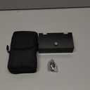 Extra Large Black Acrylic Box Winners Bank with 2 Keys, Slot, Storage Waist Bag, Portable Casino Cash Money Lock Box Safe for Gamblers, 1Pack