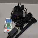 SUNFUCAN Laser Christmas Projector Lights Outdoor, Outdoor Garden Laser Light, Landscape Lights with Red and Green Stars, IP65 Waterproof, Cold Resistant. Suitable for Holiday, Party, Garden Decoration